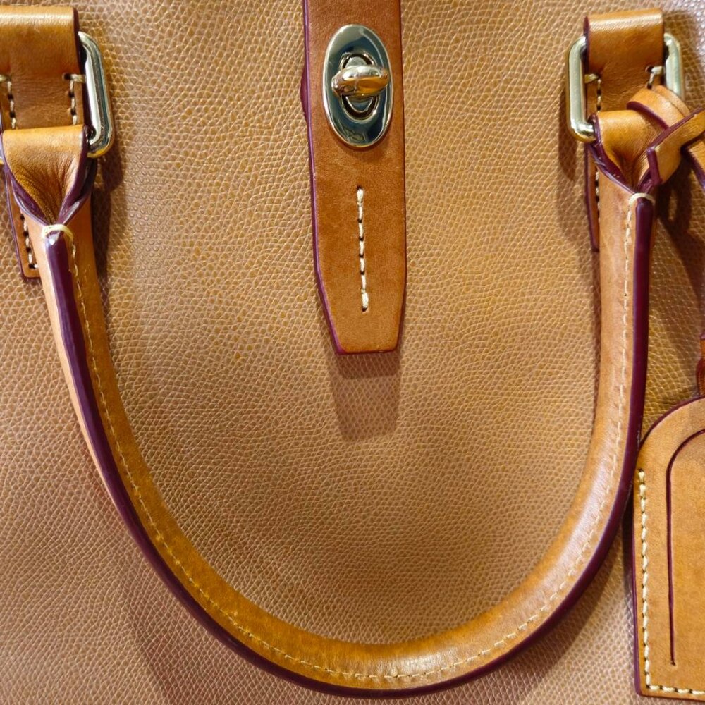 Dooney & Bourke Large Camel Shelby Shopper - Picture 2 of 12